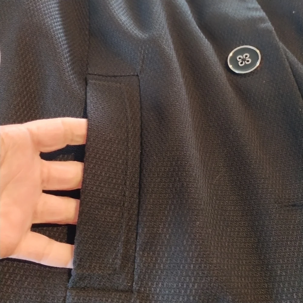 Dialogue QVC Black Woven Women's Blazer Jacket 2X - Picture 3 of 15